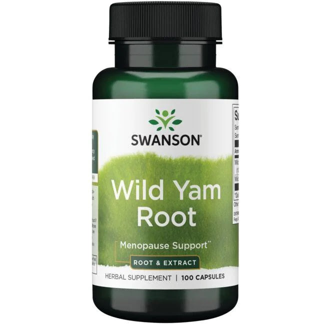 Swanson Wild Yam Root – 100 kapslit