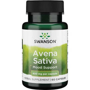 Swanson Avena Sativa, 400 mg – 60 kapslit