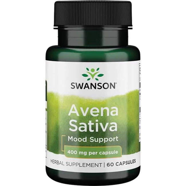 Swanson Avena Sativa, 400 mg – 60 kapslit
