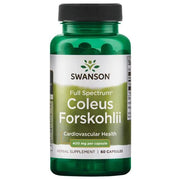Swanson täisspektriga Coleus Forskohlii 400 mg – 60 kapslit