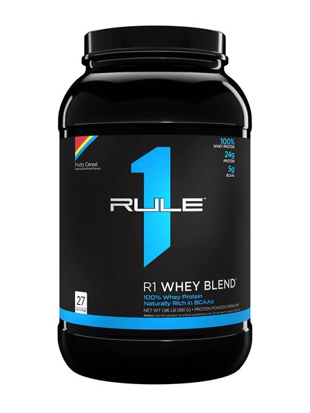 Rule One R1 vadakupiima segu, puuviljahelbed – 891 g
