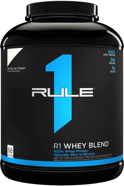 Rule One R1 vadakuproteiini segu, vanillijäätis – 2240 g