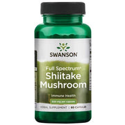 Swanson Full Spectrum Shiitake seened, 500 mg – 60 kapslit