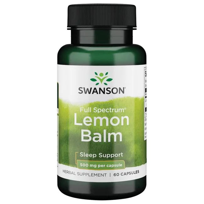 Swansoni laia toimespektriga sidrunmeliss, 500 mg – 60 kapslit