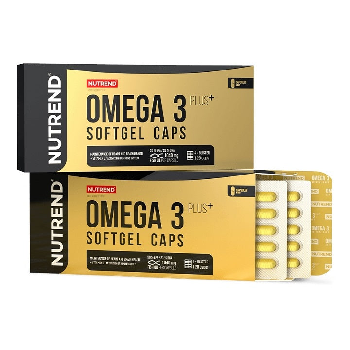 Nutrend Omega 3 Plus - 120 kapslit