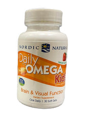 Nordic Naturals Daily Omega Kids, looduslike puuviljade maitsega – 30 kapslit