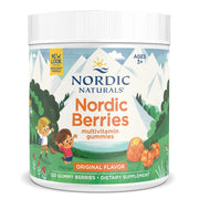 Nordic Naturals Multivitamiinid Nordic Berries, algne maitse – 120 kummikommi