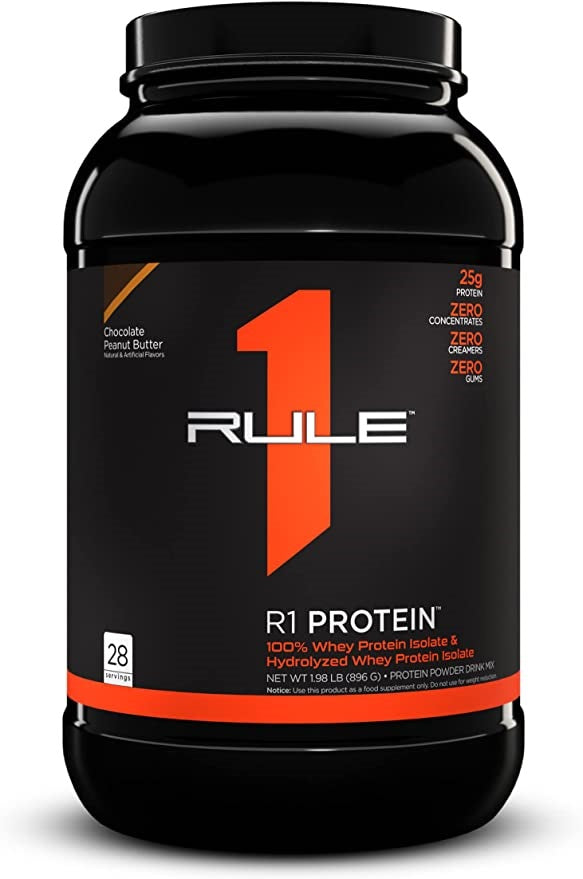 Rule One R1 proteiinišokolaadi ja maapähklivõi maitseline jook – 896 g