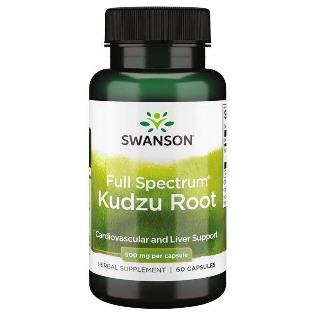 Swansoni täisspektri kudzu juur, 500 mg – 60 kapslit