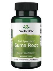 Swanson Full Spectrum Suma juur, 400 mg – 60 kapslit