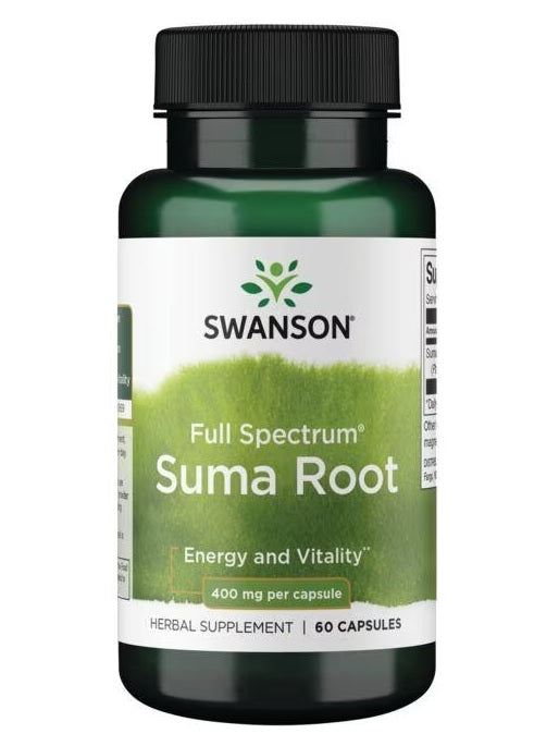 Swanson Full Spectrum Suma juur, 400 mg – 60 kapslit