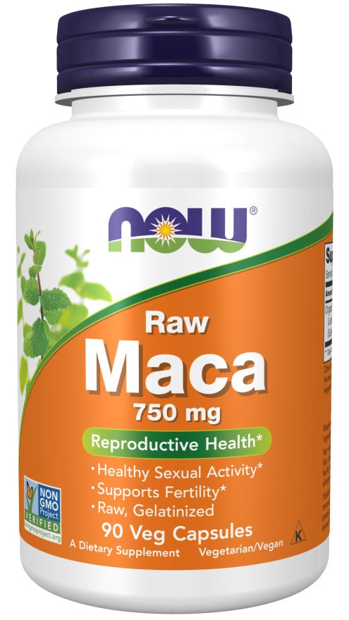 NOW Foods Maca 6:1 kontsentraat, 750 mg RAW – 90 kapslit