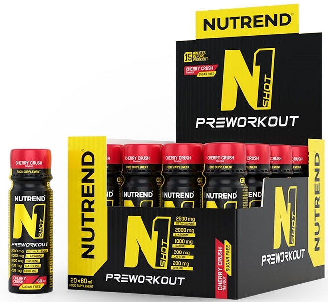 Nutrend N1 Shot, kirsimaitseline – 20 x 60 ml.