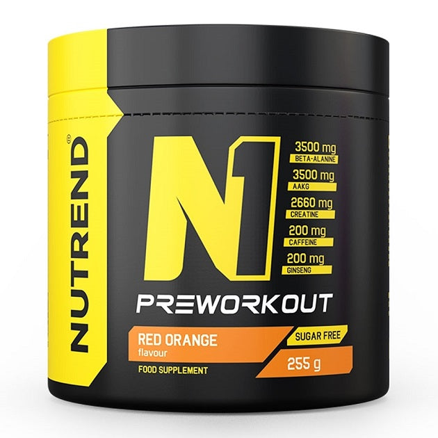Nutrend N1 pre-workout, punase apelsini maitse – 255 g