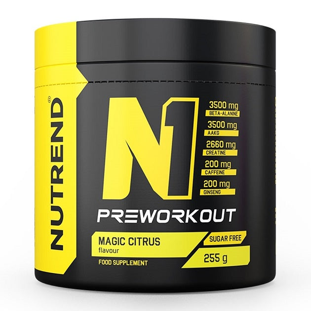 Nutrend N1 pre-workout, Magic Citrus – 255 g