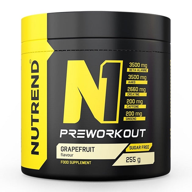 Nutrend N1 pre-workout, greibimahuline - 255 g