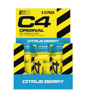 Cellucor C4 Original treeningueelne jook, tsitruse- ja marjamaitseline – 12 x 60 ml.