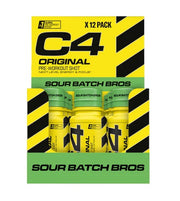 Cellucor C4 Original treeningueelne jook, Sour Batch Bros – 12 x 60 ml.