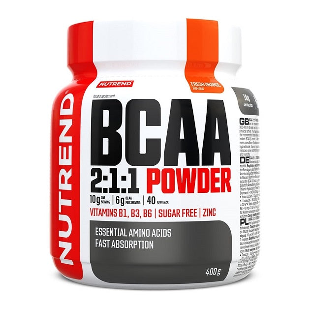 Nutrend BCAA 2:1:1 pulber, värske apelsini maitse – 400 g