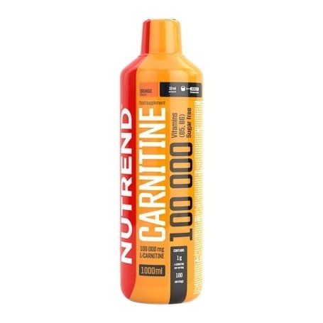 Nutrend karnitiin 100 000, apelsinimaitseline – 1000 ml.