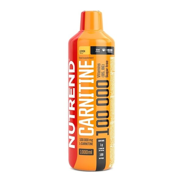 Nutrend karnitiin 100 000, sidrunimaitseline – 1000 ml.