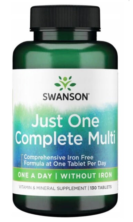 Swanson Just One Complete Multi ilma rauata – 130 tabletti