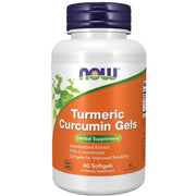 NOW Foods kurkumini ja kurkumiini maitsega – 60 kapslit
