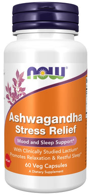 NOW Foods Ashwagandha ja stressimaandus – 60 kapslit