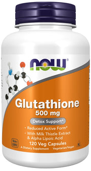 Produkto nuotrauka: NOW Foods Glutathione, 500mg - 120 kapsulių