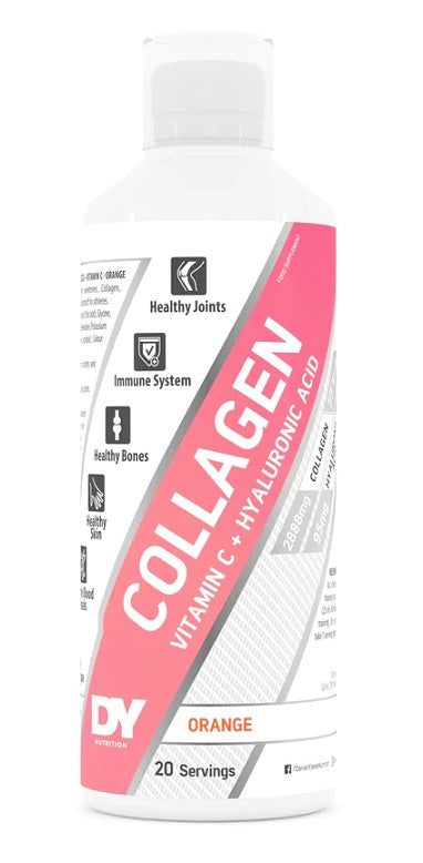 Dorian Yates Liquid Collagen + Vitamin C + Hyaluronic Acid, apelsini maitsega - 500 ml.