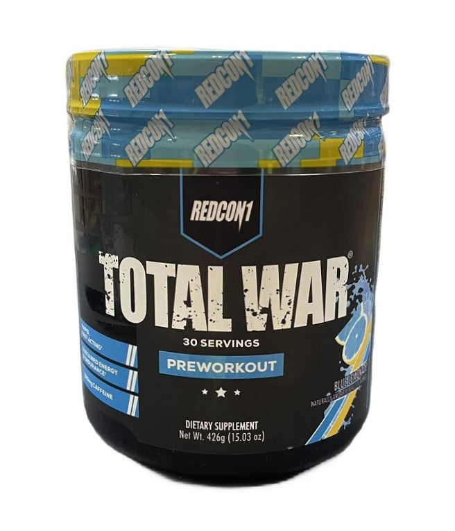 Redcon1 Total War – enne treeningut, sinine limonaad – 426 g