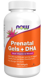 NOW Foods sünnieelsed geelid + DHA – 180 kapslit
