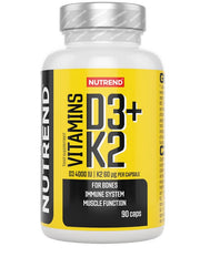 Nutrend D3 + K2 vitamiinid - 90 kapslit