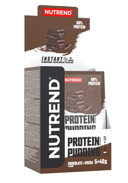 Nutrend valgupuding, šokolaad ja kakao – 5 x 40 g