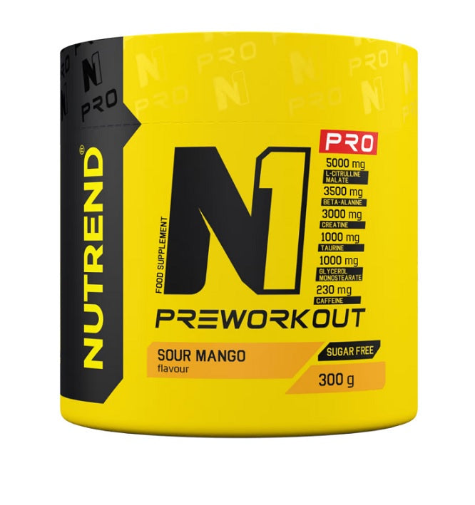 Nutrend N1 Pro treeningeelne, hapu mango maitse – 300 g