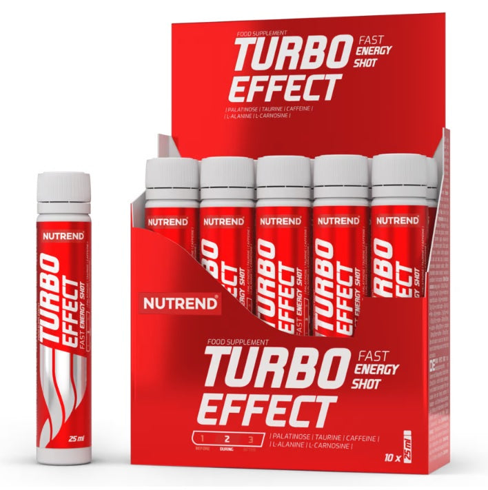 Nutrend Turbo Effect shot – 10 x 25 ml.