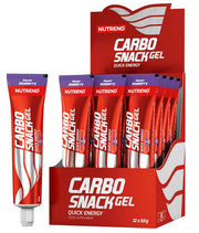 Nutrend Carbosnack tuub, mustika maitsega – 12 x 50 g