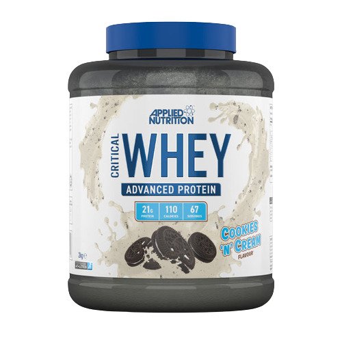 Applied Nutrition Critical Whey Protein Powder, küpsised ja koor – 2000 g