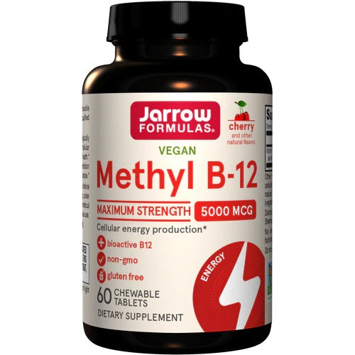 Jarrow Formulas Methyl B - 12, 5000mcg (kirss) - 60 närimistabletti
