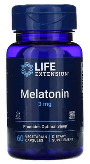 Life Extension melatoniin, 3 mg – 60 kapslit