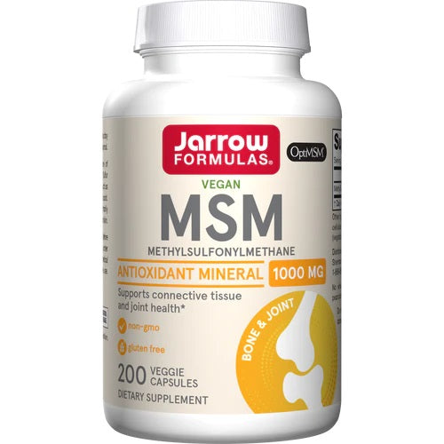 Jarrow Formulas MSM (metüülsulfonüülmetaan), 1000 mg - 200 kapslit