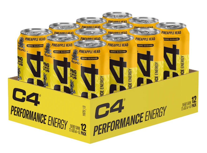 Cellucor C4 Performance Energy, ananass, 12 x 500 ml.