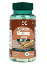 Holland & Barrett Korea ženšenn, 1500 mg – 90 kapslit