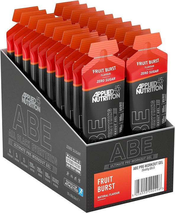 Applied Nutrition ABE – All Black Everything geel, puuviljamaitseline – 20 x 60 g