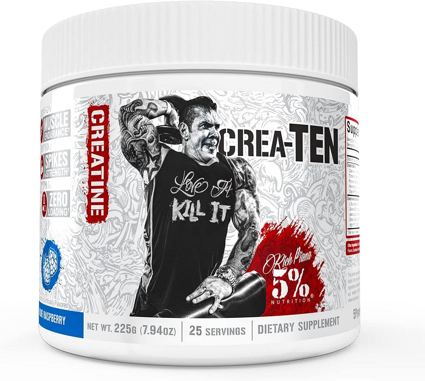 5% Nutrition toitumine Crea-TEN – legendaarne sari, sinine vaarikas – 225 g