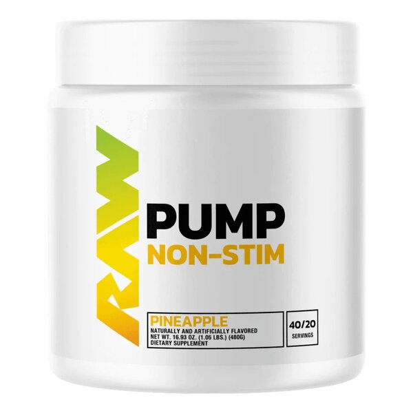 Raw Nutrition Pump stimuleerivaba jook maasika-limonaadiga – 480 g