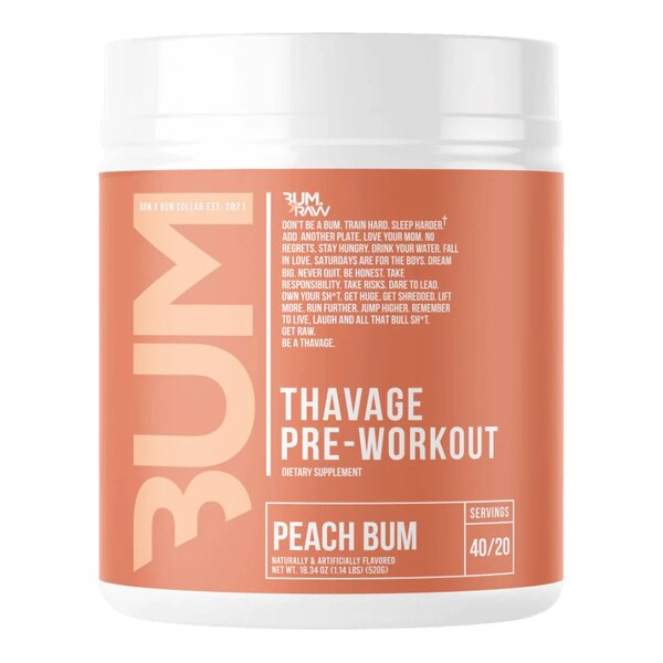 Raw Nutrition Thavage Pre-Workout, virsiku maitsega, 520 g