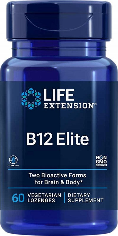 Life Extension B12 Elite – 60 taimetoidu pastilli