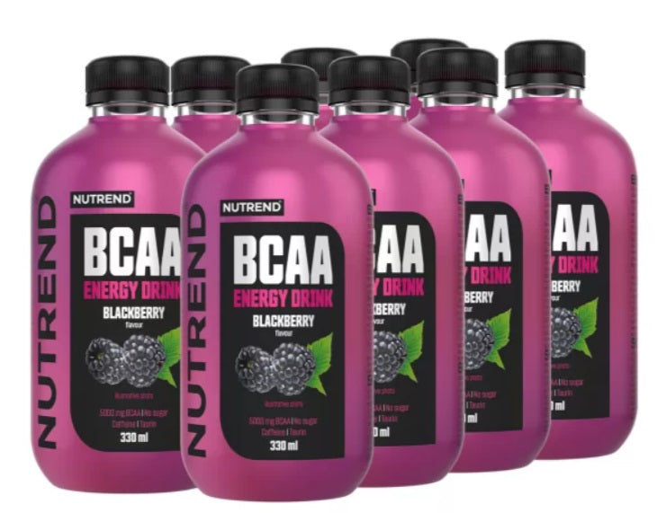 Nutrend BCAA energiajook, muraka maitseline – 8 x 330 ml.