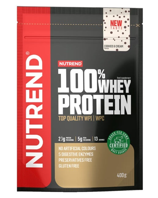Nutrend 100% vadaku valgu pulber, küpsis ja koor - 400 g